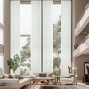 image:imageDriftAway Extra Long Linen Sheer Curtains 2 Panels 2 Story House Tall Curtains for High Ceiling Long Window High Living Room Light Filtering Window Coverings Back Tab 52 Inch by 156 Inch Light LinenBirch Ivory