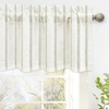 image:imageDriftAway Farmhouse Linen Valance Rod Pocket 1 Panel W52xL14 GrayFarmhouseloden Green