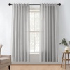image:imageDriftAway Natural Linen Curtains 84 Inches Long 3 Pound Thick Semi Sheer 2 Panels Farmhouse Real Flax 3 Inch Rod Pocket Back Tab Boho Rustic Light Filtering Window Drapes for Bedroom Privacy AssuredGrey
