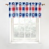image:imageDriftAway Valentines Day Valances for Windows Red Truck Heart Rose Flower Love Kitchen Curtain Valance Rod Pocket Short Window Valance Holiday Home Decor 14 inch Length for Bathroom Living RoomNavy Blue Red