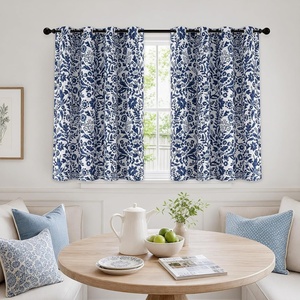 image:imageDriftAway Julia 100 Blackout Curtains Grommet 2 Panels W52xL84 BeigeNavy