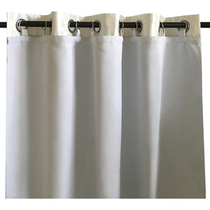 image:imageDriftAway Thermal Insulated Blackout Curtain Liner 2 Panels Each Liner Size 50 Inch by 80 Inch Rings IncludedOff White