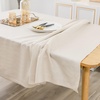 image:imageDriftAway 100 Percent Pure Linen Rectangle Decorative Table Cloth for Kitchen Daily Use Farmhouse Table Cover for Indoor Outdoor Dining Buffet Table Parities Dinner 55 Inch by 102 Inch Solid Linen