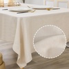 image:imageDriftAway 100 Percent Pure Linen Rectangle Decorative Table Cloth for Kitchen Daily Use Farmhouse Table Cover for Indoor Outdoor Dining Buffet Table Parities Dinner 55 Inch by 102 Inch Solid Linen