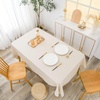 image:imageDriftAway 100 Percent Pure Linen Rectangle Decorative Table Cloth for Kitchen Daily Use Farmhouse Table Cover for Indoor Outdoor Dining Buffet Table Parities Dinner 55 Inch by 102 Inch Solid Linen