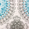 image:imageDriftAway 3 Piece Bella Reversible Quilt Set Bedspreads Coverlets Medallion Floral Pattern Cover Prewashed White Gray King