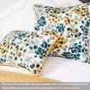 image:imageDriftAway 3 Piece Oliver Quilt Set Bedspreads Coverlets Flower Leaves Botanical Pattern Cover Prewashed Yellow Green King