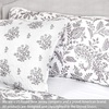 image:imageDriftAway 3 Piece Rina Vintage Inspired Floral Reversible Quilt Set Bedspreads Coverlet Prewashed Queen Gray