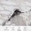 image:imageDriftAway 3 Piece Samantha Reversible Quilt Set Bedspreads Coverlet Floral Medallion Pattern Cover Prewashed Greige King
