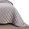 image:imageDriftAway 3 Piece Velvet Quilt Set Bedspreads Coverlets Cover Prewashed King Silver Gray