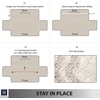image:imageDriftAway Adrianne Water Resistant Quilted Sofa Cover Furniture Protector Slipcover for Dogs Kids Pets Beige Gray