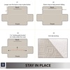 image:imageDriftAway Anson Water Resistant Quilted Furniture Protector Cover Couch Slipcover Perfect for Dogs Kids Pets Loveseat Beige