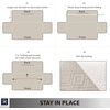 image:imageDriftAway Anson Water Resistant Quilted Furniture Protector Cover Couch Slipcover Perfect for Dogs Kids Pets Soft Sofa Beige