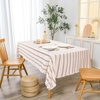 image:imageDriftAway Burlap Linen Placemats for Dining Table  Farmhouse Country Striped Pattern Set of 4 for Outdoor Home Party  12 x 18 Inch RedFarmhousered