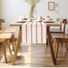 image:imageDriftAway Burlap Linen Placemats for Dining Table  Farmhouse Country Striped Pattern Set of 4 for Outdoor Home Party  12 x 18 Inch RedFarmhousered
