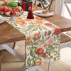 image:imageDriftAway Burlap Linen Placemats for Dining Table  Farmhouse Country Striped Pattern Set of 4 for Outdoor Home Party  12 x 18 Inch RedOrangeCoralGold