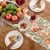image:imageDriftAway Burlap Linen Placemats for Dining Table  Farmhouse Country Striped Pattern Set of 4 for Outdoor Home Party  12 x 18 Inch RedOrangeCoralGold