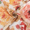 image:imageDriftAway Burlap Linen Tablecloth Dining Table Cover for 6 Foot Rectangle Tables Rustic Farmhouse Tablecloths with Pom Pom Tassel Kitchen tablecloths 54 x 84 Inch Hermosa Floral Red Orange Gold