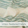 image:imageDriftAway Burlap Linen Tablecloth Dining Table Cover for 8 Foot Rectangle Tables Rustic Tablecloths Wrinkle Resistant with Pom Pom Tassel Holiday tablecloths 54 x 102 Inch Chris Green Stripe