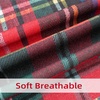 image:imageDriftAway Decorative Table Cloth Christmas Red Plaid Table Cloth for Rectangle Tables Checkered Tartan Christmas Print Dining Table Cover for 6 Foot Tables Thanksgiving tablecloths 54 x 84 Inch