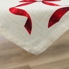 image:imageDriftAway Decorative Table Cloth Christmas Ribbon Rectangle Table Cloth Linen Christmas Print Dining Table Cover for 6 Foot Rectangle Tables Xmas Ribbon Table Cloth for Thanksgiving Christmas 54 x 84