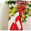 image:imageDriftAway Decorative Table Cloth Christmas Ribbon Rectangle Table Cloth Linen Christmas Print Dining Table Cover for 6 Foot Rectangle Tables Xmas Ribbon Table Cloth for Thanksgiving Christmas 54 x 84