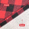 image:imageDriftAway Decorative Table Cloth Christmas Table Cloth Rectangle Red Buffalo Plaid with Snowflake Dining Table Cover for 6 Foot Rectangle Tables Thanksgiving Christmas tablecloths 54 x 84 Inch