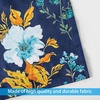 image:imageDriftAway Floral Curtains for Bedroom 84 inches Long Living Room Watercolor Lined Blackout Drapes Thermal Insulated Grommet for Kitchen Window 2 PanelsSylvianavy