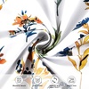 image:imageDriftAway Floral Curtains for Bedroom 84 inches Long Living Room Watercolor Lined Blackout Drapes Thermal Insulated Grommet for Kitchen Window 2 PanelsSylviayellow Blue
