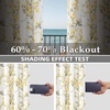 image:imageDriftAway Floral Curtains for Bedroom 84 inches Long Living Room Watercolor Lined Blackout Drapes Thermal Insulated Grommet for Kitchen Window 2 PanelsFloralyellow