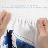 image:imageDriftAway Harbor Sailboat Ocean Printed Pattern Extra Soft Bed Sheet Set Navy 4 Piece Queen Set