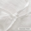 image:imageDriftAway Linen Duvet Cover Set for King Size Prewashed 100 Percent Flax Linen Duvet Cover for Hot Sleepers Moisture Wicking Breathable Duvet Cover with Pillow Shams Bedding Collection Soft White