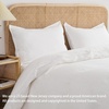 image:imageDriftAway Linen Duvet Cover Set for King Size Prewashed 100 Percent Flax Linen Duvet Cover for Hot Sleepers Moisture Wicking Breathable Duvet Cover with Pillow Shams Bedding Collection Soft White