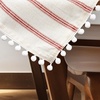 image:imageDriftAway Orange Harvest Linen Table Runner Rectangle Dining Table Cover for Thanksgiving Floral Autumn Fall Printed Vintage Pattern Wrinkle Free Machine Washable 13 x 72 Inch Orange Coral GoldFarmhousered