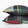 image:imageDriftAway Pillow Covers Set of 1 Christmas Plaid Throw Pillow Cover Scottish Tartan Plaid Linen Decorative Square Cushion Cases for Farmhouse Home Christmas Bedroom Decor Red and Green 18 x 18 InchesChristmasplaid