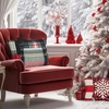 image:imageDriftAway Pillow Covers Set of 1 Christmas Plaid Throw Pillow Cover Scottish Tartan Plaid Linen Decorative Square Cushion Cases for Farmhouse Home Christmas Bedroom Decor Red and Green 18 x 18 InchesChristmasplaid