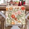image:imageDriftAway Burlap Linen Placemats for Dining Table  Farmhouse Country Striped Pattern Set of 4 for Outdoor Home Party  12 x 18 Inch RedOrangeCoralGold
