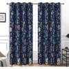 image:imageDriftAway Floral Curtains for Bedroom 84 inches Long Living Room Watercolor Lined Blackout Drapes Thermal Insulated Grommet for Kitchen Window 2 PanelsSylvianavy
