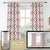 image:imageDriftAway Alexander Blackout Curtains for Living Room Linen Blend Pattern Match Thermal Insulated Room Darkening Geo Moroccan Mid Century Back Tab Bedroom Drapes 2 Panels 52 x 84 Inch Linen NavyG Red Gray