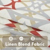 image:imageDriftAway Alexander Blackout Curtains for Living Room Linen Blend Pattern Match Thermal Insulated Room Darkening Geo Moroccan Mid Century Back Tab Bedroom Drapes 2 Panels 52 x 84 Inch Linen NavyB Linen Red Gray