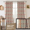 image:imageDriftAway Alexander Blackout Curtains for Living Room Linen Blend Pattern Match Thermal Insulated Room Darkening Geo Moroccan Mid Century Back Tab Bedroom Drapes 2 Panels 52 x 84 Inch Linen NavyG Linen Red Gray
