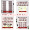 image:imageDriftAway Alexander Blackout Curtains for Living Room Linen Blend Pattern Match Thermal Insulated Room Darkening Geo Moroccan Mid Century Back Tab Bedroom Drapes 2 Panels 52 x 84 Inch Linen NavyLinen Red Gray