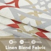 image:imageDriftAway Alexander Blackout Curtains for Living Room Linen Blend Pattern Match Thermal Insulated Room Darkening Geo Moroccan Mid Century Back Tab Bedroom Drapes 2 Panels 52 x 84 Inch Linen NavyG Linen Red Gray