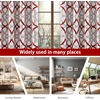 image:imageDriftAway Alexander Blackout Curtains for Living Room Linen Blend Pattern Match Thermal Insulated Room Darkening Geo Moroccan Mid Century Back Tab Bedroom Drapes 2 Panels 52 x 84 Inch Linen NavyG Red Gray