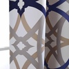 image:imageDriftAway Alexander Blackout Curtains for Living Room Linen Blend Pattern Match Thermal Insulated Room Darkening Geo Moroccan Mid Century Back Tab Bedroom Drapes 2 Panels 52 x 84 Inch Linen NavyG Navy Gray