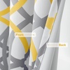 image:imageDriftAway Alexander Blackout Curtains for Living Room Linen Blend Pattern Match Thermal Insulated Room Darkening Geo Moroccan Mid Century Back Tab Bedroom Drapes 2 Panels 52 x 84 Inch Linen NavyG Yellow Gray
