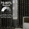 image:imageDriftAway Alexander Blackout Curtains for Living Room Linen Blend Pattern Match Thermal Insulated Room Darkening Geo Moroccan Mid Century Back Tab Bedroom Drapes 2 Panels 52 x 84 Inch Linen NavyB Linen Navy Gray