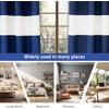 image:imageDriftAway Black Striped Room Darkening Curtains Horizontal Stripe Classic Grommet Drapes for Bedroom Living Room Kitchen Thermal Insulated Window Panels for Holidays DailyNavy and White