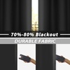 image:imageDriftAway Doorway Curtain Panel Closet Curtain for Bedroom Closet Door Solid Blackout Curtain Room Divider Curtain 78 Inches Long Grommet Thermal Insulated Privacy Drapes 2 Panels W54 x L78 Inch
