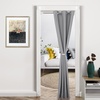 image:imageDriftAway Doorway Curtain Panel Closet Curtain for Bedroom Closet Door Solid Gray Blackout Curtain Room Divider Curtain 78 Inches Long Grommet Thermal Insulated Privacy Drapes 2 Panels W39 x L78 Inch